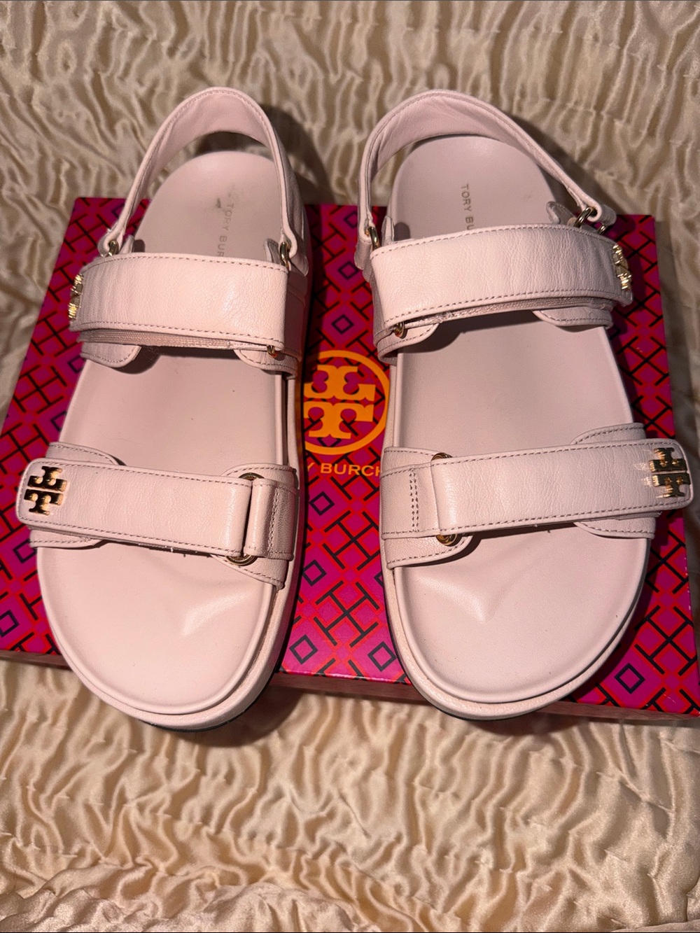 Tory Burch Kira Sport Sandals in Shell Pink